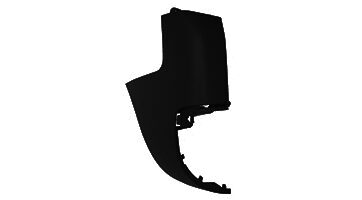 Cantonale Posteriore Sinistro Nero Passo Corto Porta Basculante