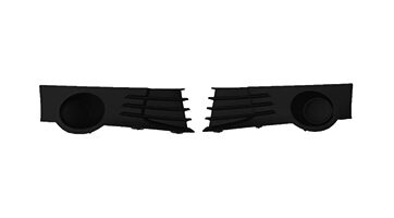 Kit Modanature Sinistro-Destro Nero No Fendi