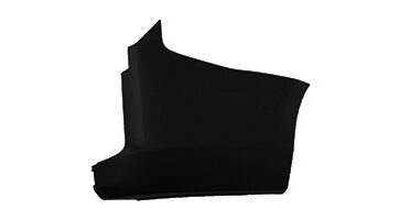 Cantonale Posteriore Destro Nero Porta Battente Con Kit Staffa Passaruota Nera