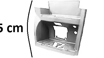 Pedana Destra Cabina Larga Bassa Smalto Bianco Db9147