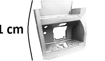 Pedana Sinistra Cabina Larga Alta Smalto Bianco Db9147