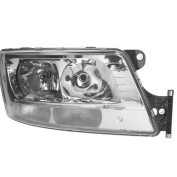 FARO DESTRO ELETTRICO CON MOTORE CON LED PARKING SENZA LAMPADINA (H7-H7-LED) OMOLOGATO E9