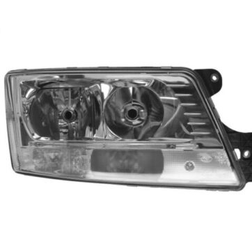 FARO DESTRO MANUALE CON LED PARKING CON LUCE DIURNA SENZA LAMPADINA (H7-H7-LED) OMOLOGATO E9
