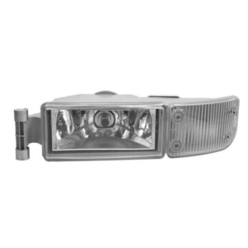 FARO FENDINEBBIA SINISTRO CON FRECCIA BIANCA SENZA LAMPADINA (H4) OMOLOGATO E9