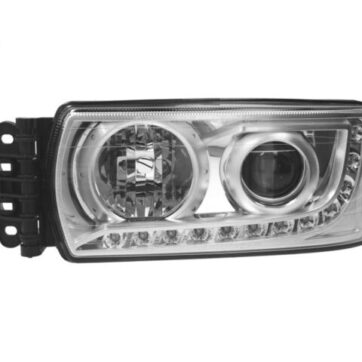 FARO SINISTRO MANUALE CON CENTRALINA SENZA LAMPADINA (H7-H7-LED) OMOLOGATO E9