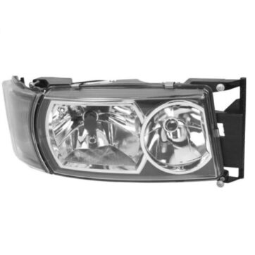 FARO DESTRO MANUALE XENO LUCE LED BASE NERA SENZA LAMPADINA (H4-LED) OMOLOGATO E9