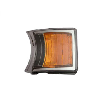 INDICATORE DI DIREZIONE DESTRO-SINISTRO CON LUCE DIURNA LED BASE ARGENTO SENZA LAMPADINA (H21W-LED) OMOLOGATO E9