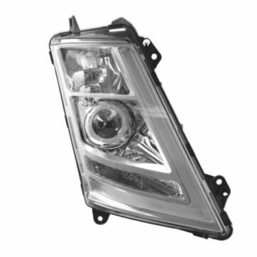 FARO DESTRO MANUALE XENO BASE CROMATA SENZA LAMPADINA (D1S-H1-LED) OMOLOGATO E9