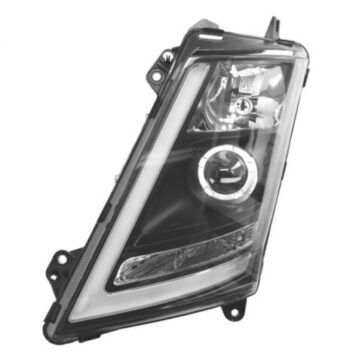 FARO SINISTRO MANUALE XENO BASE NERA SENZA LAMPADINA (D1S-H1-LED) OMOLOGATO E9