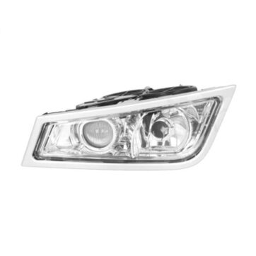 FARO FENDINEBBIA SINISTRO BASE CROMATA CON LUCE SUPPLEMENTARE SENZA LAMPADINA (H3-H7) OMOLOGATO E9