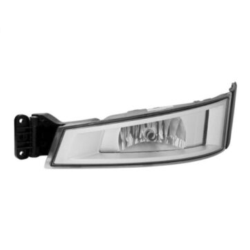 FARO FENDINEBBIA SINISTRO BASE CROMATA CORNICE NERA SENZA LAMPADINA (H7) OMOLOGATO E9.