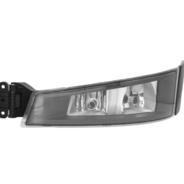 FARO FENDINEBBIA SINISTRO BASE NERA CORNICE NERA CON LUCE SUPPLEMENTARE SENZA LAMPADINA (H7-H1) OMOLOGATO E9.