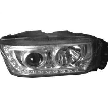 FARO DESTRO CON LUCE DIURNA MANUALE (LED-H7-D1S-TIPO A) OMOLOGAT E9