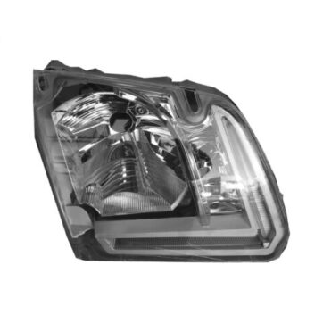 FARO DESTRO MANUALE-ELETTRICO (LED-H4-LHD) OMOLOGATO E9