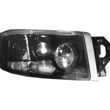 FARO DESTRO MANUALE NERO (H7-H15-PY21W-W5W-TIPO HE) OMOLOGATO E9.