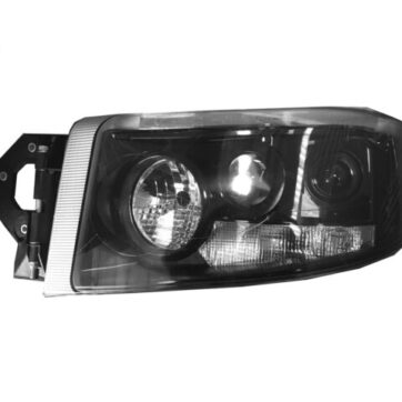 FARO SINISTRO MANUALE NERO (H7-H15-PY21W-W5W-TIPO HE) OMOLOGATO E9.