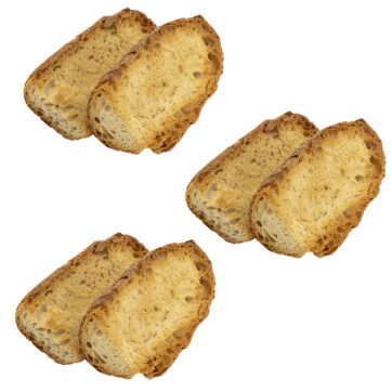Crostone Ottenuto dal Pane di Genzano IGP 4 Confezioni da 150g