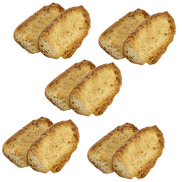 Crostone Ottenuto dal Pane di Genzano IGP 5 Confezioni da 150g